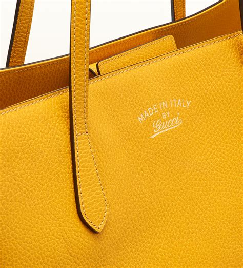 gucci tote scarf tote yellow|gucci tote with zipper.